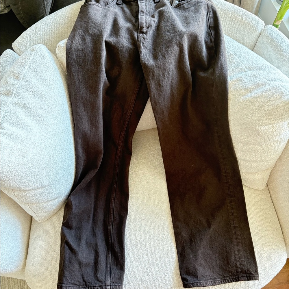 Abercrombie Curve Love High Rise 90s Relaxed Jean Size 26, Short